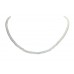 Necklace Strand String Womens Beaded Diamond Cut Aquamarine Stone Beads B122